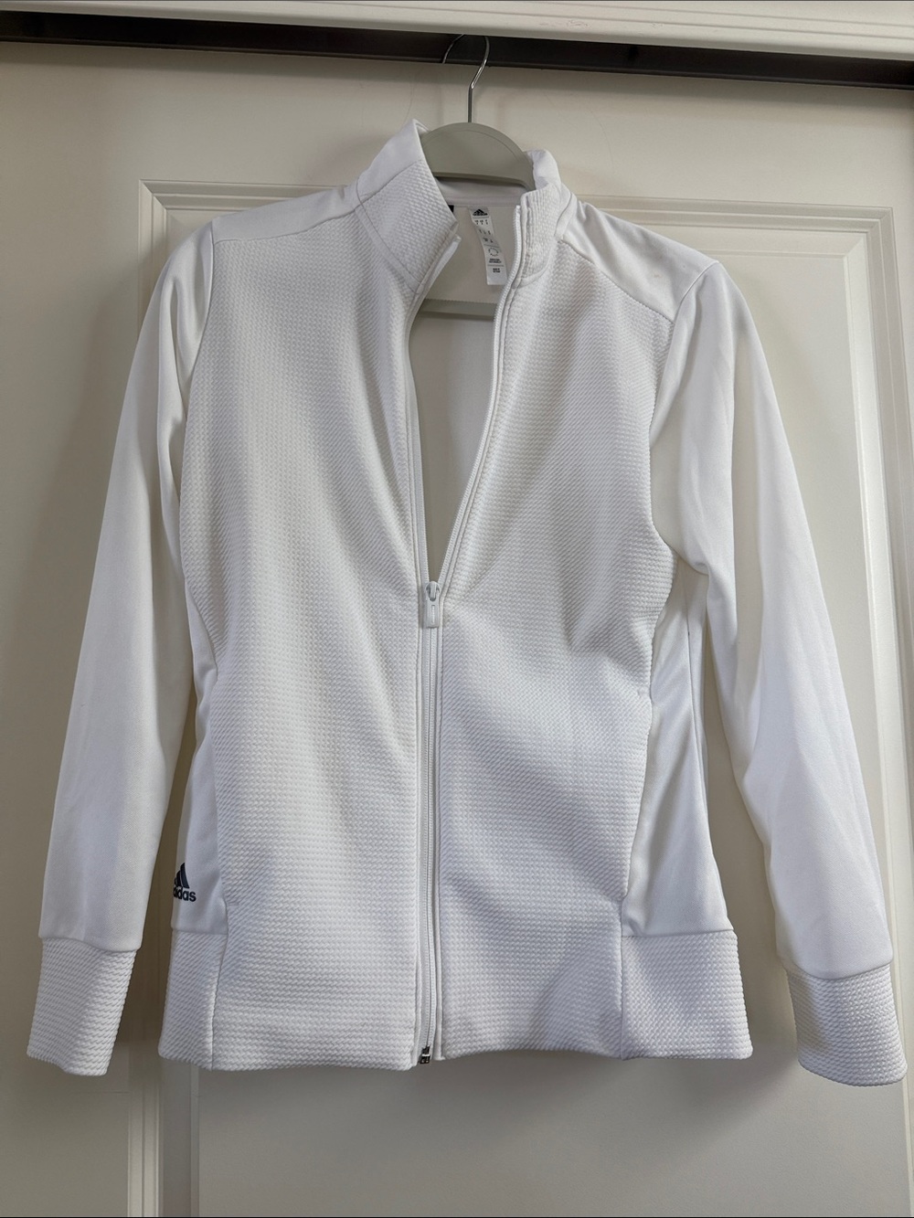 adidas White Women's Full-Zip Lightweight Jacket